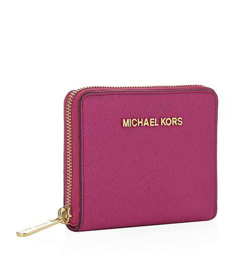 pale pink wallet michael kors|Michael Kors small pink wallet.